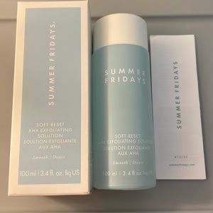 Summer Fridays Soft Reset Toner New & Sealed
